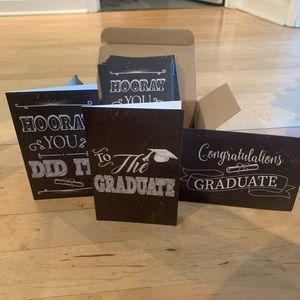 35 blank graduation cards!